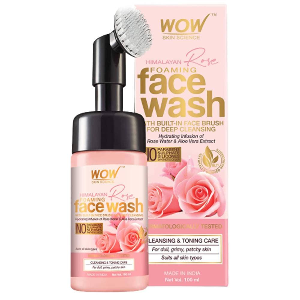 Wow Skin Science Himalayan Rose Foaming Face Wash - Drmedicart