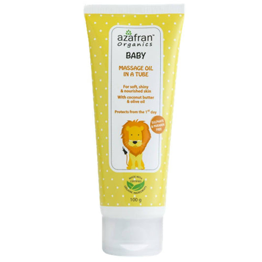 Azafran Organics Baby Massage Oil In A Tube