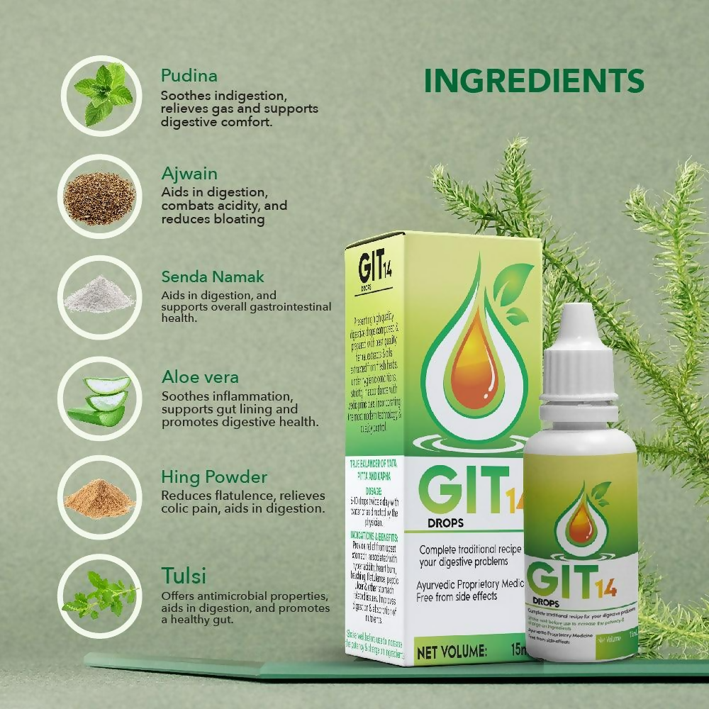 Herbs & Hills GIT 14 Drops