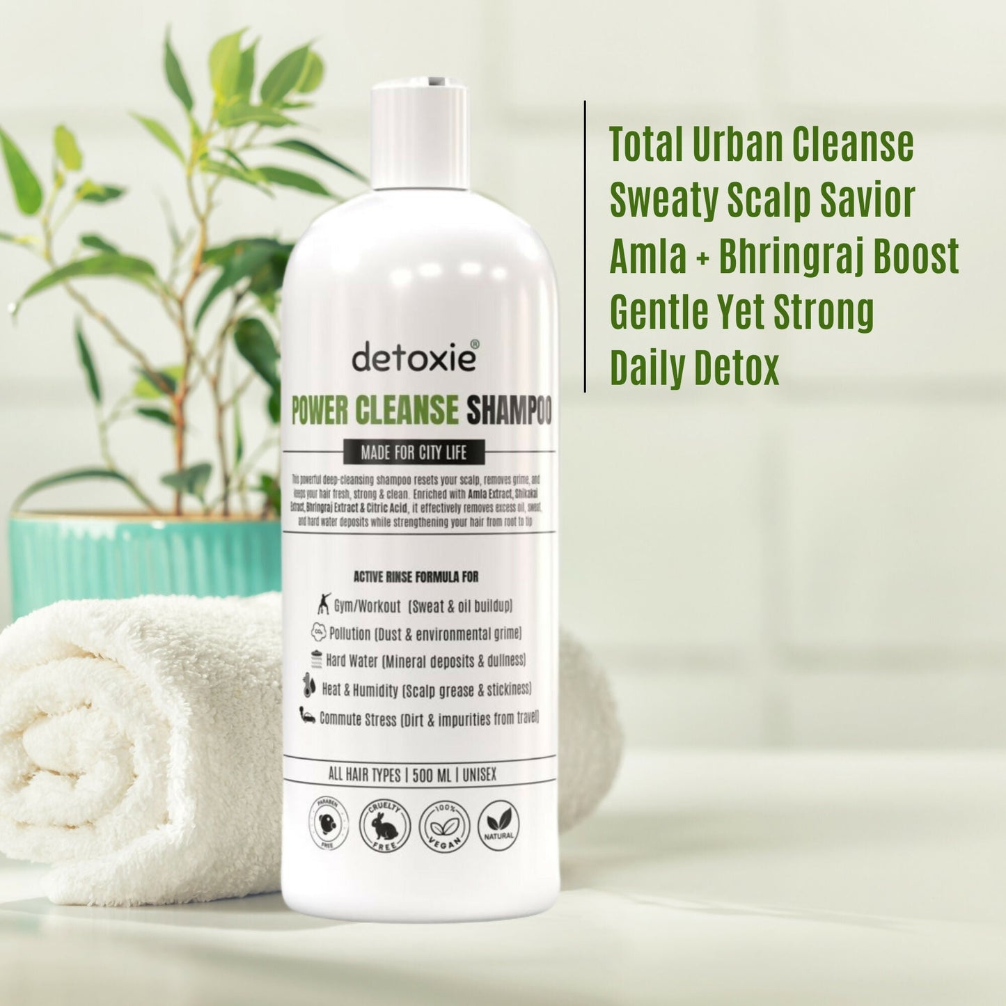 Detoxie Power Cleanse Shampoo