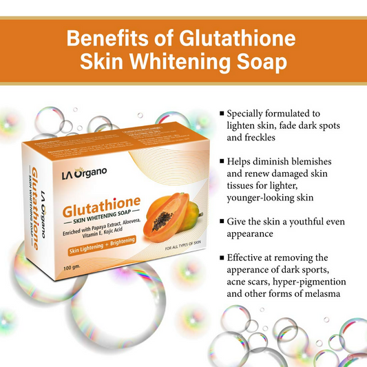 Buy LA Organo Glutathione Papaya Soap and Papaya Cream Combo from DrMediCart, Ship from India to USA