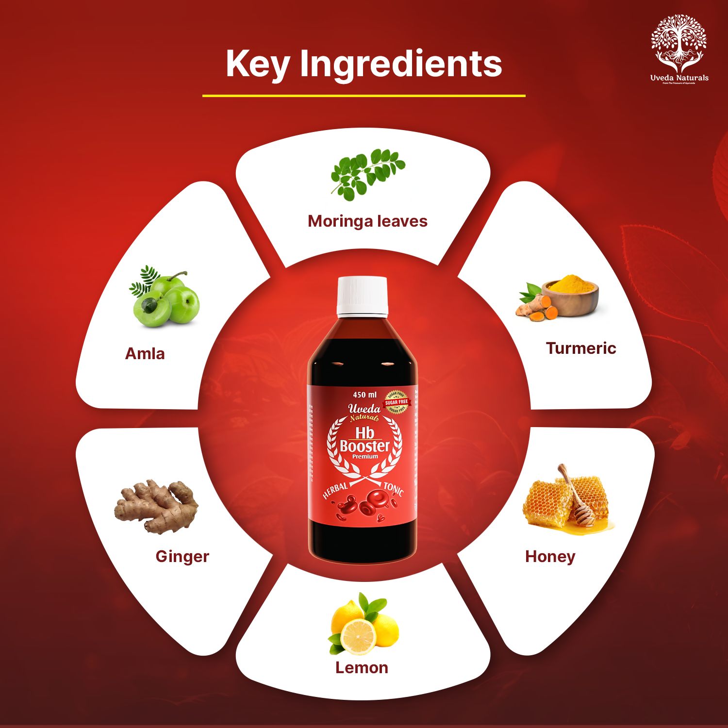 Uveda Naturals Hb Booster Premium Sugar-Free