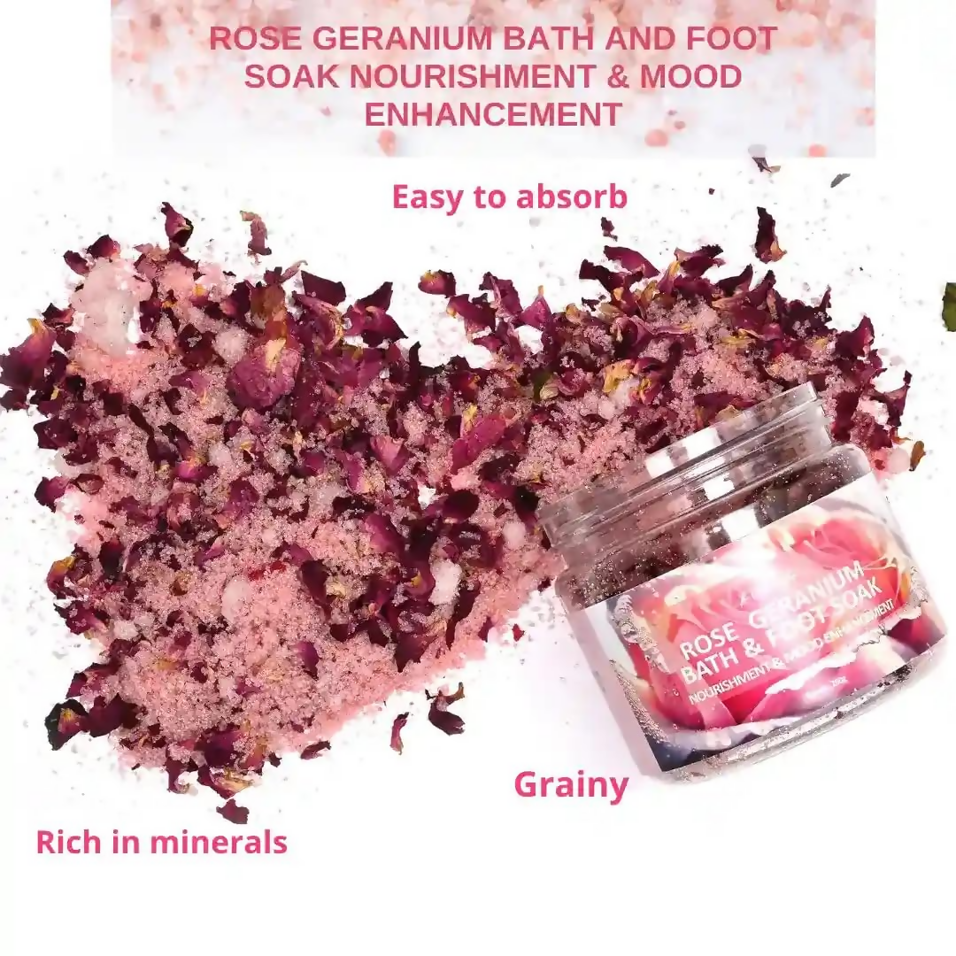 The Wellness Shop Rose Geranium Bath and Foot Soak - Drmedicart