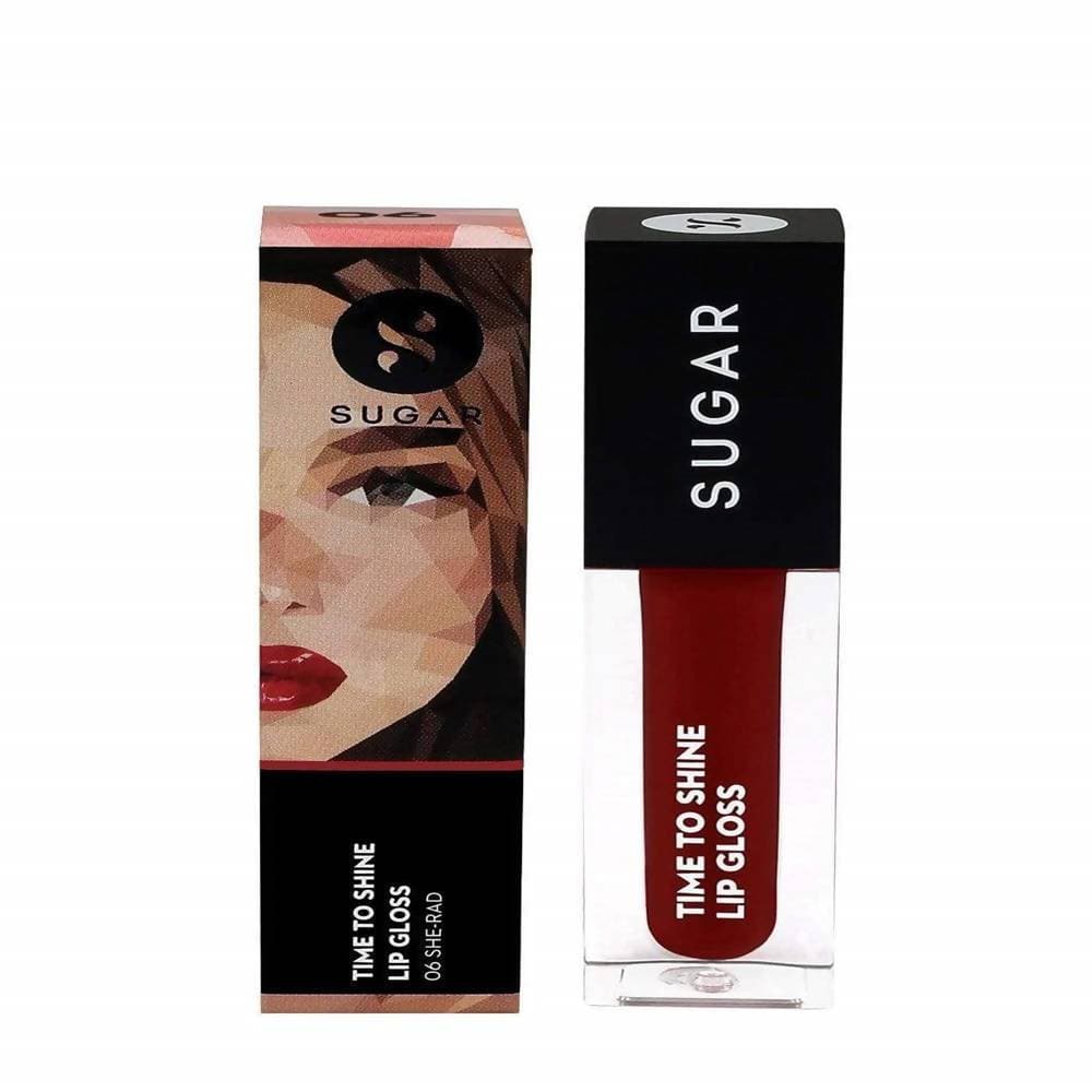 Sugar Time To Shine Lip Gloss - She-Red (Dark Red) - DrMediCart