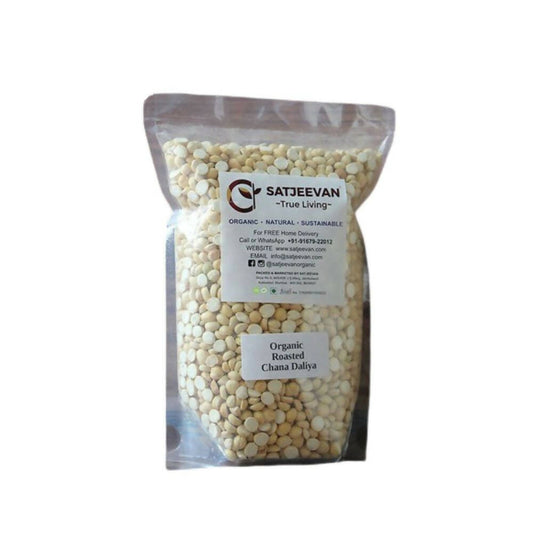 Satjeevan Organic Roasted Chana Daliya