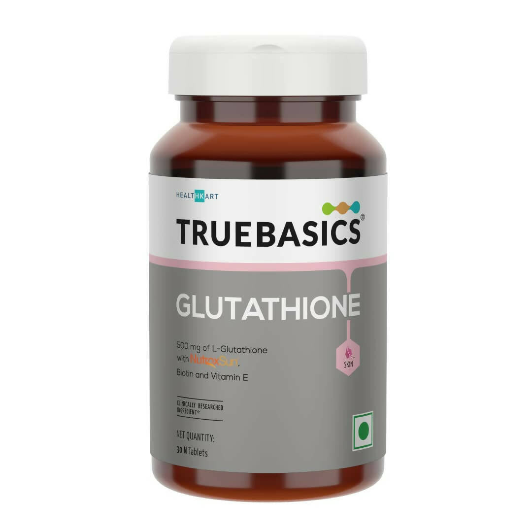 TrueBasics Glutathione with Nutroxsun, Biotin & Vitamin E Tablets