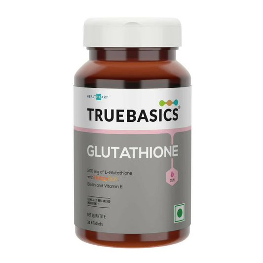 TrueBasics Glutathione with Nutroxsun, Biotin & Vitamin E Tablets
