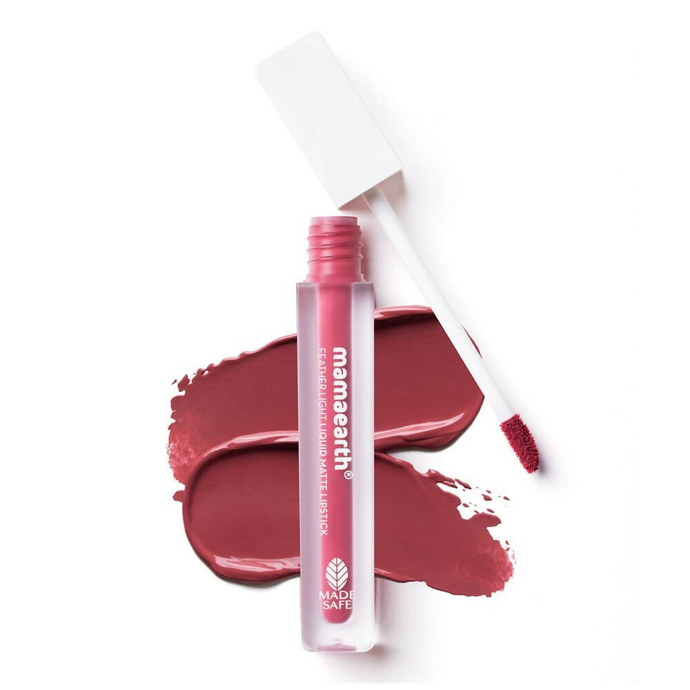 Mamaearth Feather Light Liquid Matte Lipstick - Nude Rose - Limited Time Offer