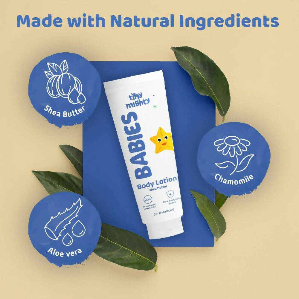 Tiny Mighty Baby Body Wash, Lotion, Shampoo And Massage Oil Combo - Drmedicart