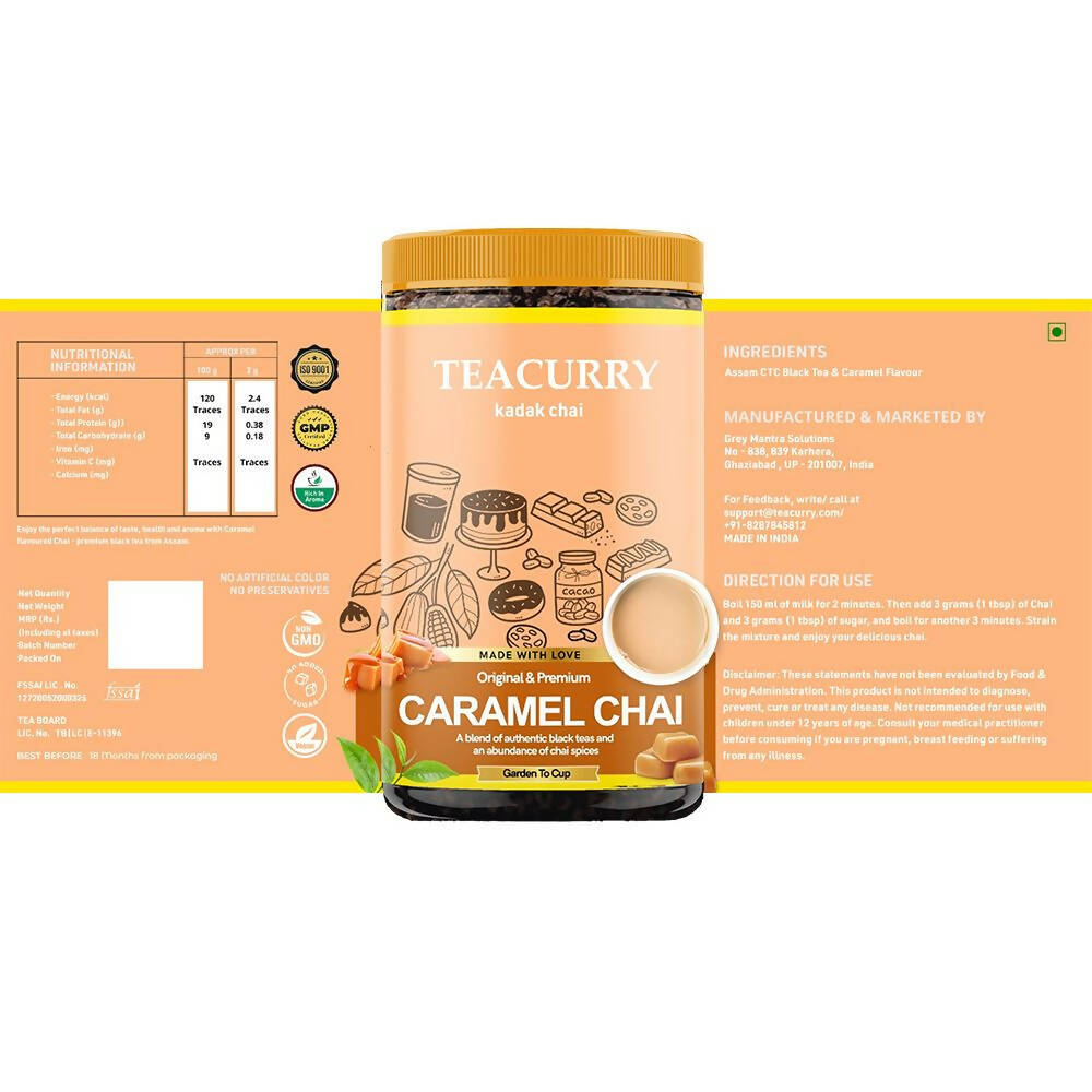 Teacurry Caramel Tea Powder - Drmedicart