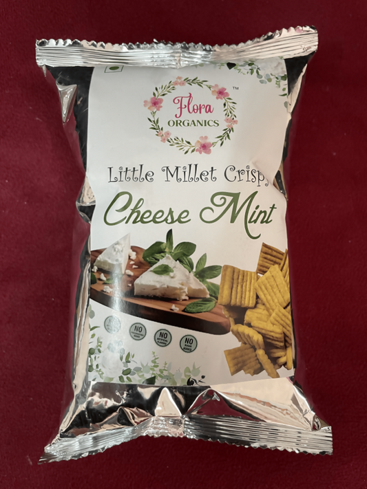 Flora Organics Little Millet Crispy Cheese Mint
