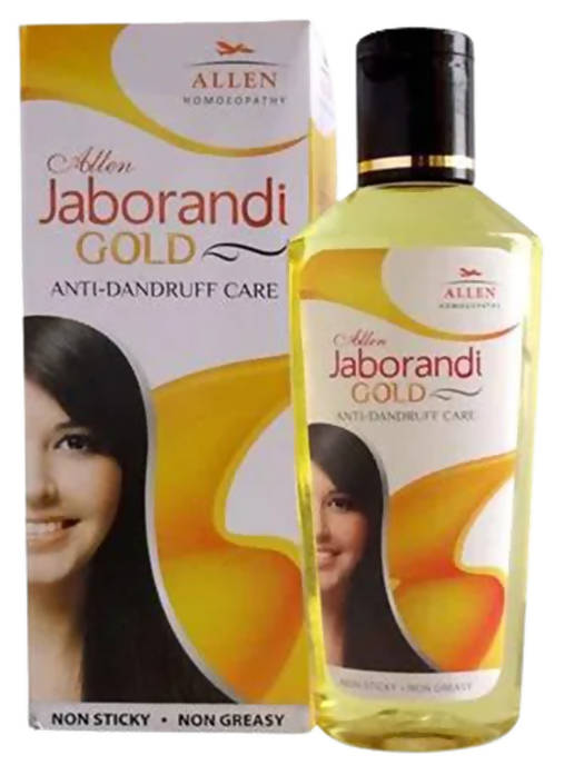 Buy Allen Homeopathy Jaborandi Gold Anti-Dandruff Care Oil from DrMediCart, Ship from India to USA