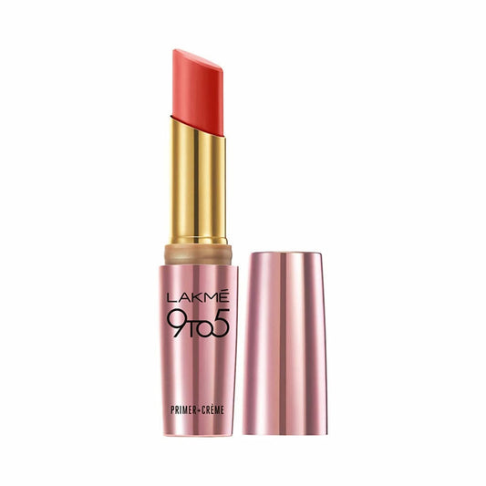 Lakme 9To5 Primer + Creme Lip Color - Ruby Result CR1 - DrMediCart