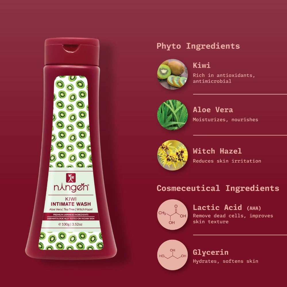 Ningen Kiwi Intimate Wash
