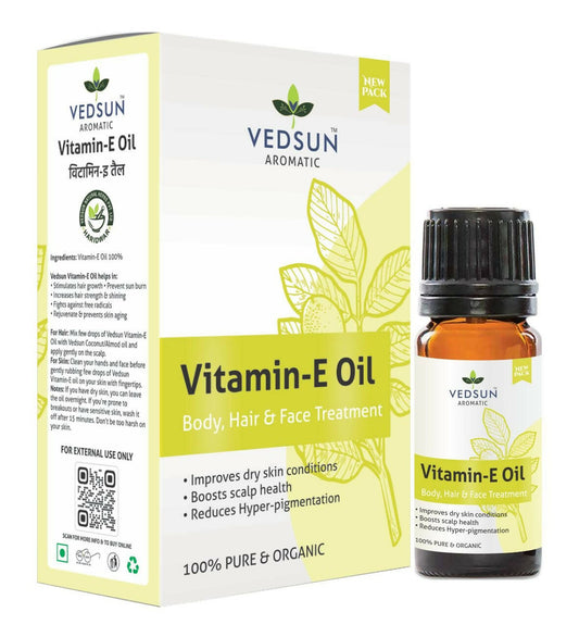 Buy Vedsun Naturals Vitamin E Oil Pure & Organic for Skin from DrMediCart, Ship from India to USA
