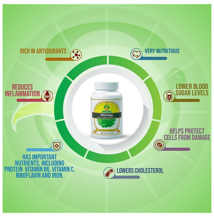 Sushrut Ayurved Good Health Moringa Veg Capsules