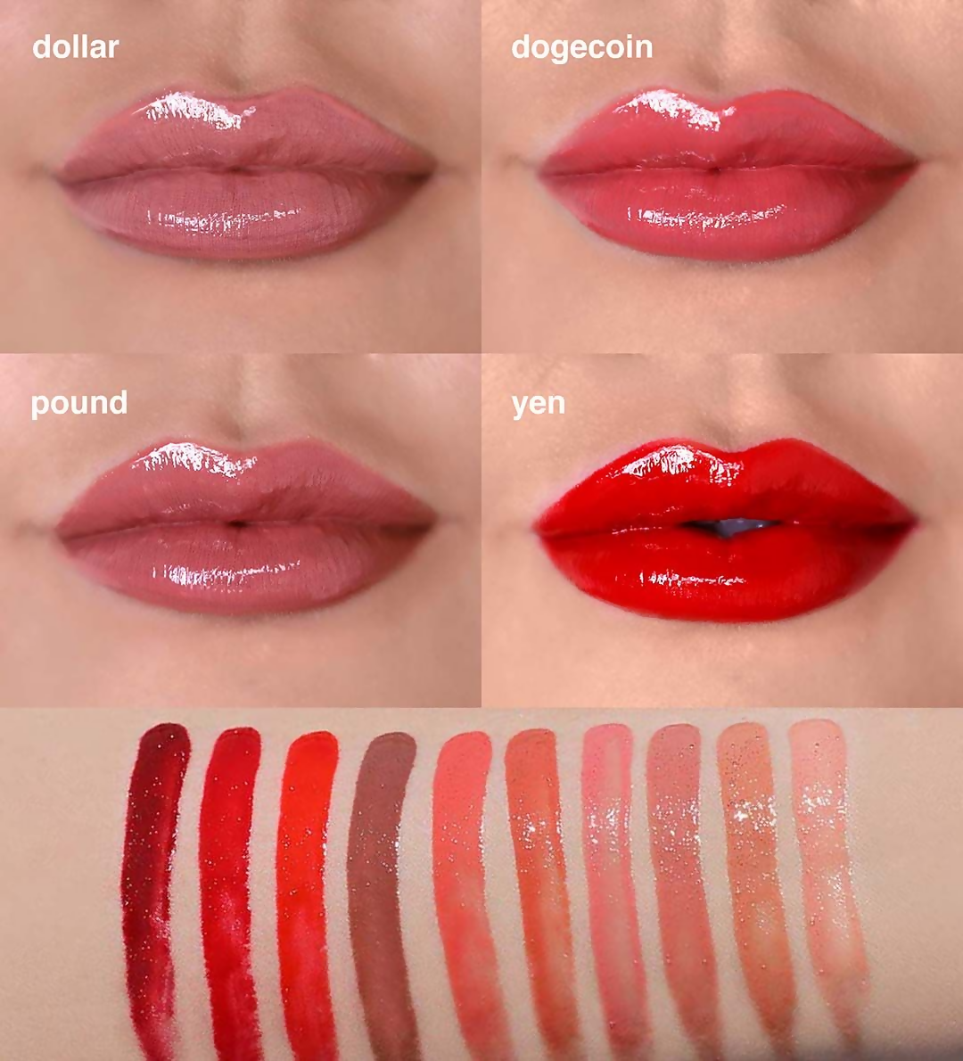 Rude Cosmetics High Gloss Profit Lip Lacquer - Dogecoin