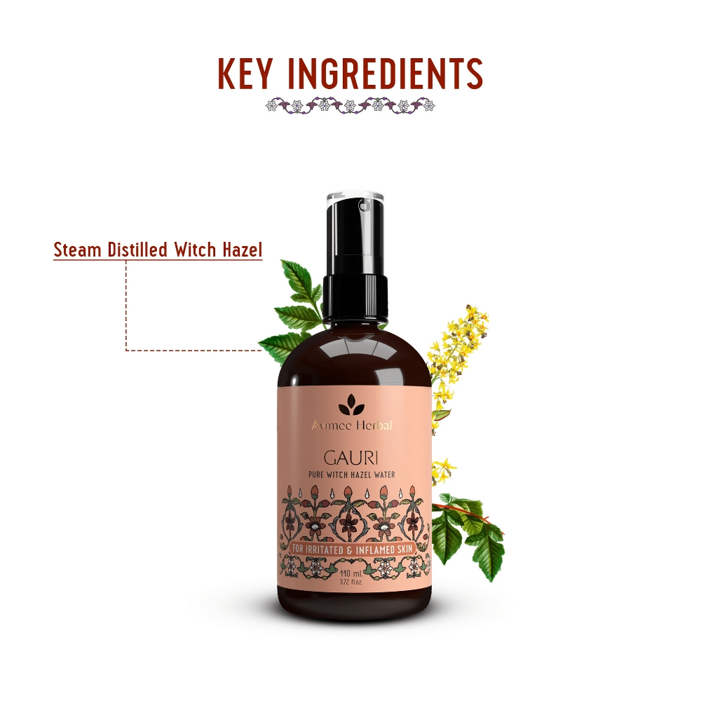 Avimee Herbal Gauri Pure Witch Hazel Water For Inflamed Skin