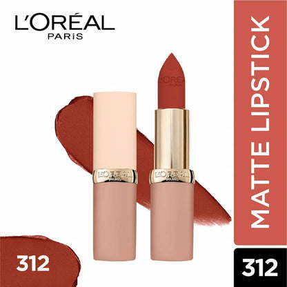 L'Oreal Paris Color Riche Free The Nudes Lipsticks - 312 No Rage - DrMediCart