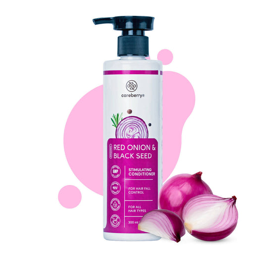 Careberry Organic Red Onion & Black Seed Stimulating Conditioner For Anti Hair Fall - DrMediCart