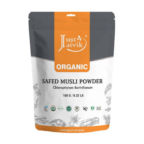 Buy Just Jaivik Organic Safed Musli Powder from DrMediCart, Ship from India to USA
