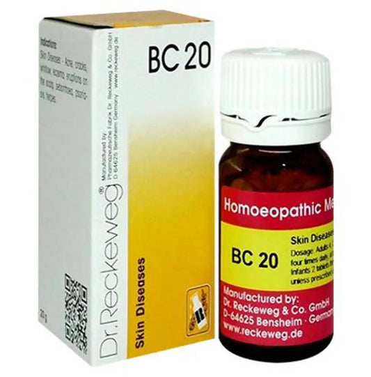 Buy Dr. Reckeweg Bio Combination 20 (BC 20) Tablets from DrMediCart, Ship from India to USA