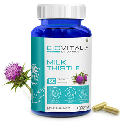 Biovitalia Organics Milk Thistle Extract Capsules