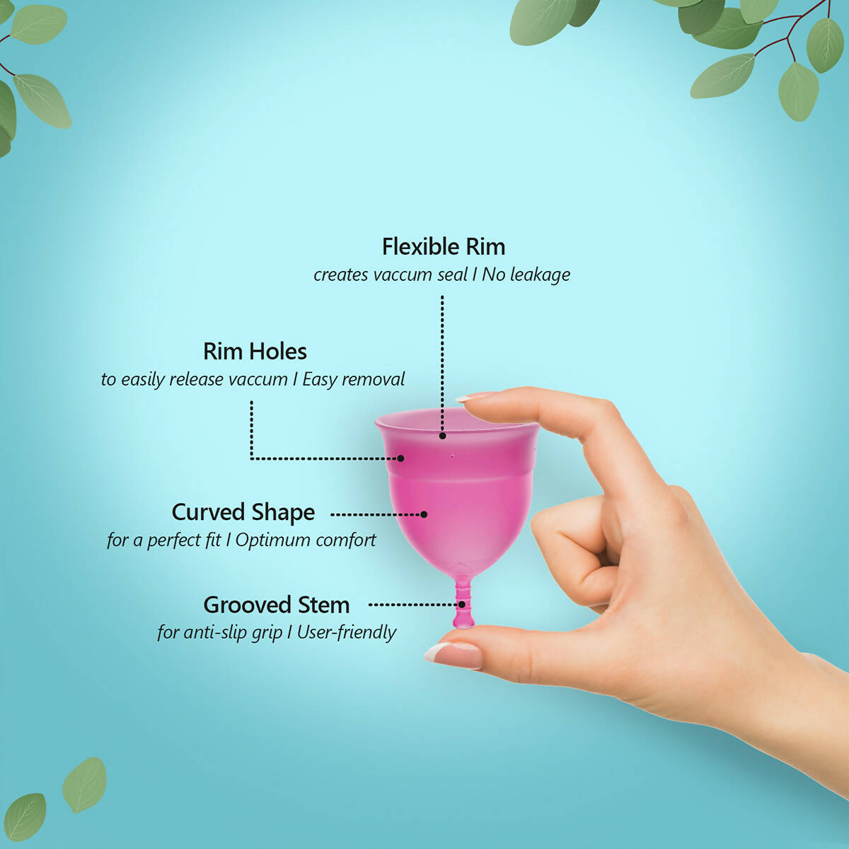 Floren Reusable Menstrual Cup with Intimate Wash for Women - DrMediCart