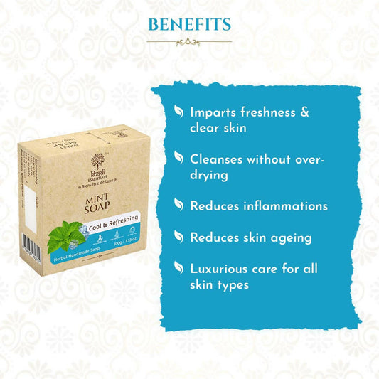 Buy Khadi Essentials Mint Handmade Herbal Soap from DrMediCart, Ship from India to USA