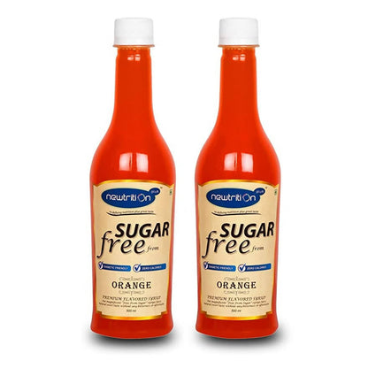 Newtrition Plus Sugar Free Orange Syrup