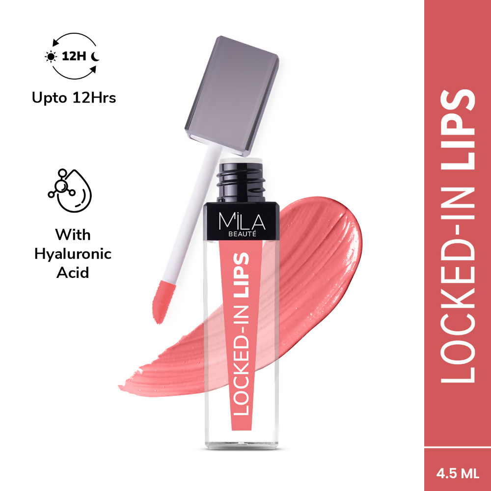 Mila Beaute 12 Hr Non-Transfer Locked-In Liquid Lipstick - Sweet Candy