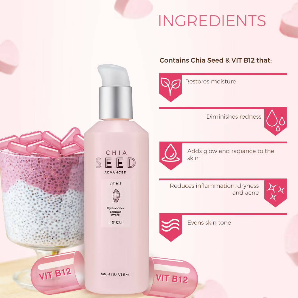 The Face Shop Chia Seed Hydro Toner - Korean Skincare