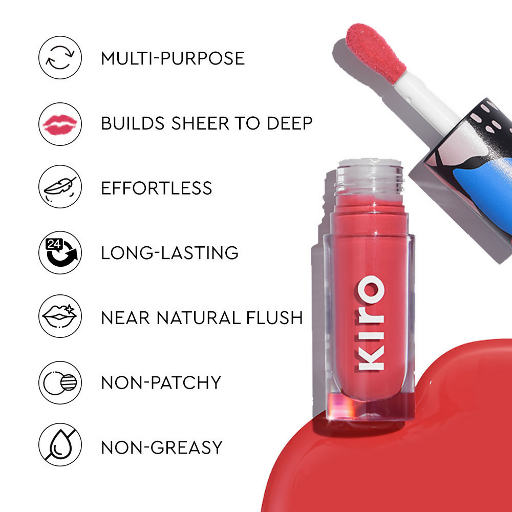 Kiro Afterglow Lip & Cheek Tint - Beach Peach