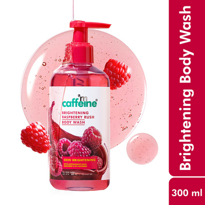 mcaffeine Brightening Raspberry Rush Body Wash For Brighter Glowing Skin