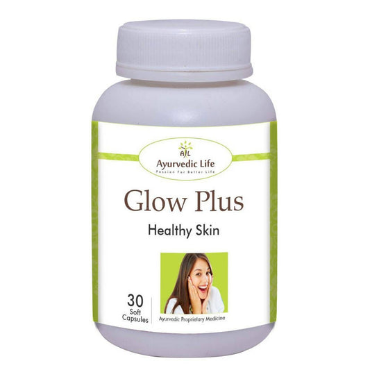 Buy Ayurvedic Life Glow Plus Healthy Skin Capsules from DrMediCart, Ship from India to USA