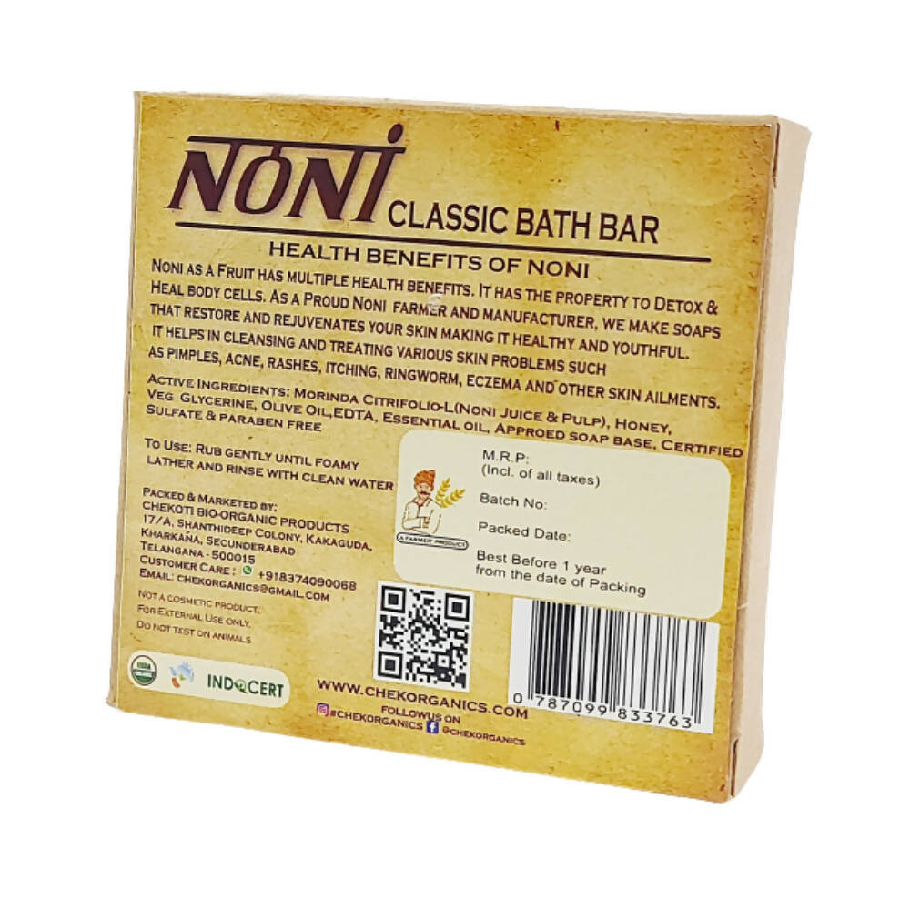 Chek Organics Body Hues Noni Fruit Classic Bath Bar