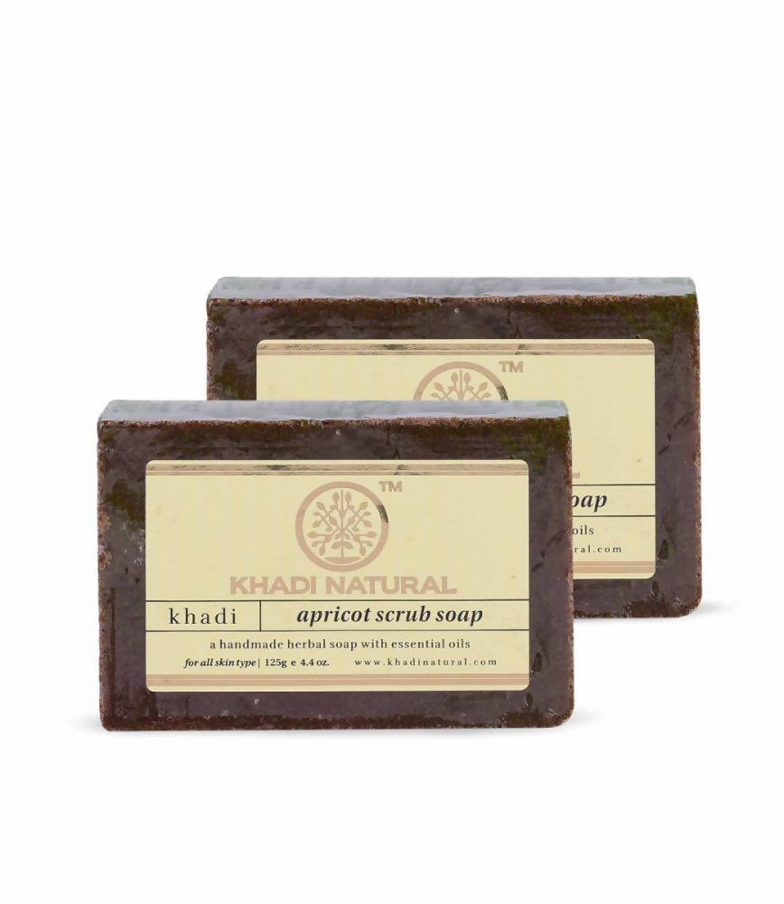 Khadi Natural Herbal Apricot Scrub Soap - Drmedicart