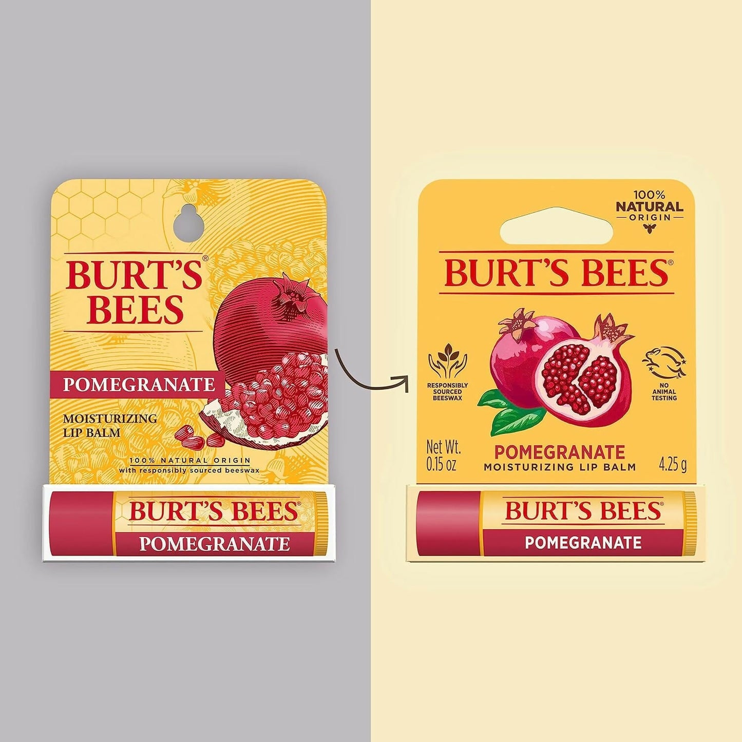 Burt's Bees Pomegranate Moisturizing Lip Balm