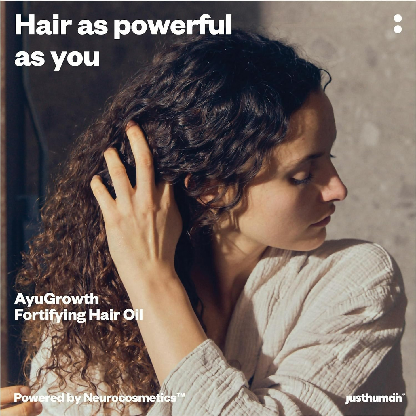 JustHuman AyuGrowth Fortifying Hair Oil