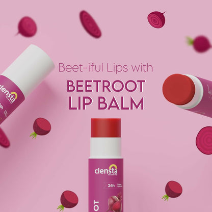 clensta beetroot lip balm with hyaluronic acid spf 30 with beetroot buy in usa