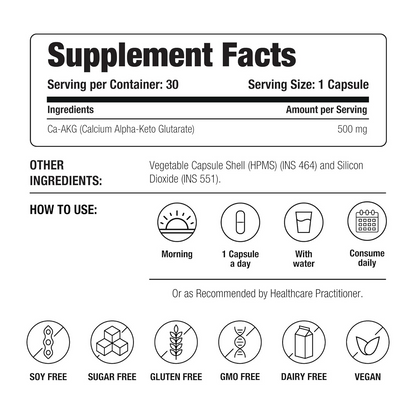 Decode Age Ca AKG Supplement Capsules