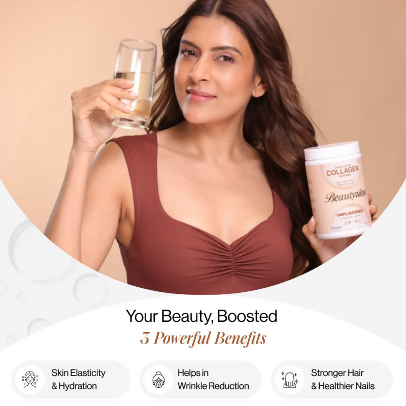 Beautywise Advanced Marine Collagen Peptides Powder - Unflavored