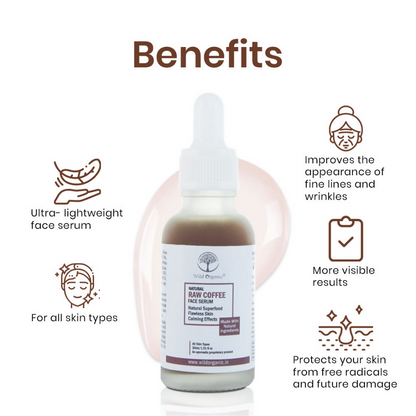 Wild Organic Natural Face Serum Raw Coffee