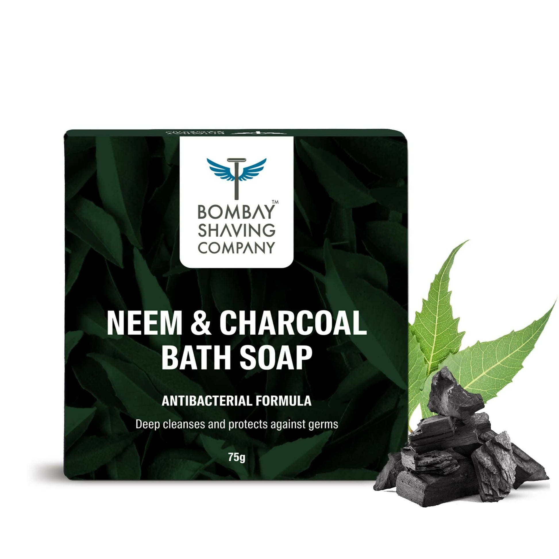 Bombay Shaving Company Charcoal and Neem Bath Soap for Men