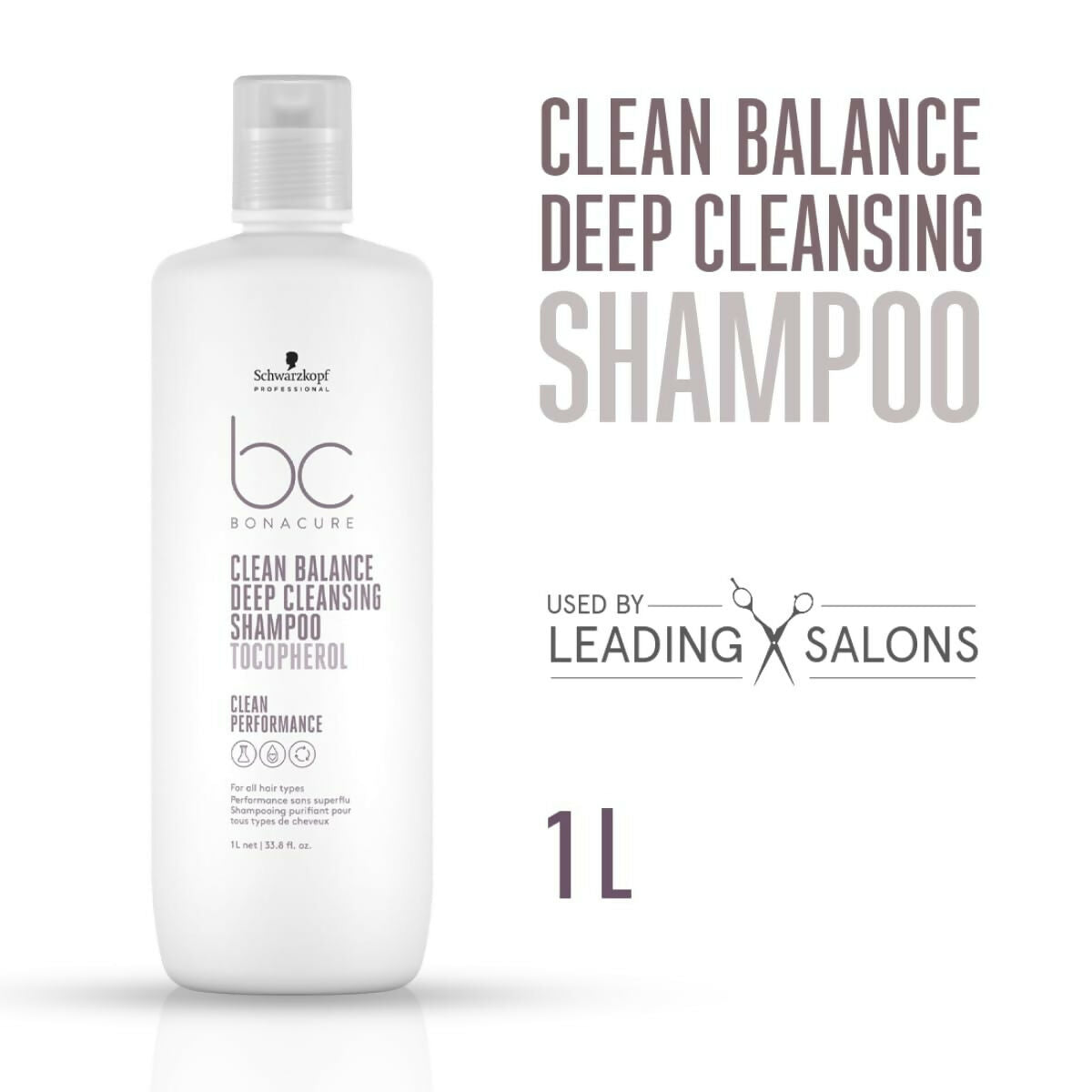 Schwarzkopf Professional Bonacure Clean Balance Deep Cleansing Shampoo with Tocopherol - Drmedicart