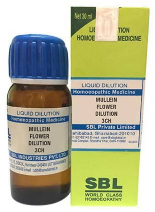 Buy SBL Homeopathy Mullein Flower Dilution from DrMediCart, Ship from India to USA