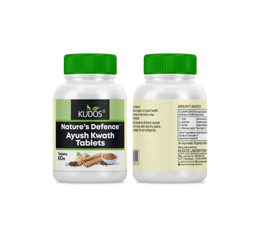 Kudos Ayurveda Nature's Defence Ayush Kwath Tablets