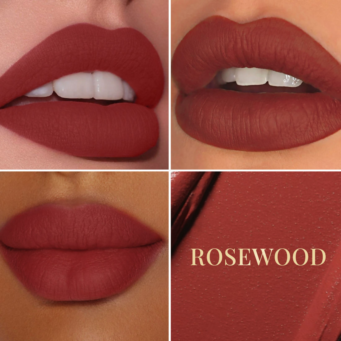 mCaffeine Shades Velvet Blur Matte Liquid Lipstick 12 Hrs Stay & Lightweight - Rosewood