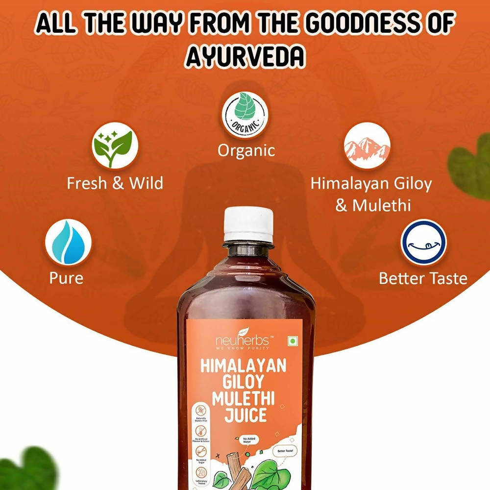 Neuherbs Himalayan Giloy Mulethi Juice