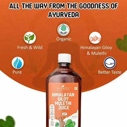 Neuherbs Himalayan Giloy Mulethi Juice